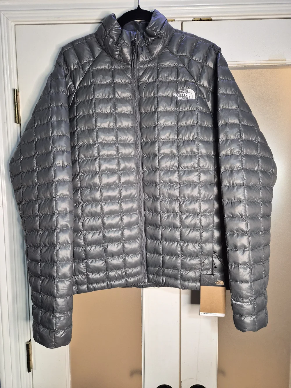 The North Face Men’s Gray Quilted Puffer Jacket